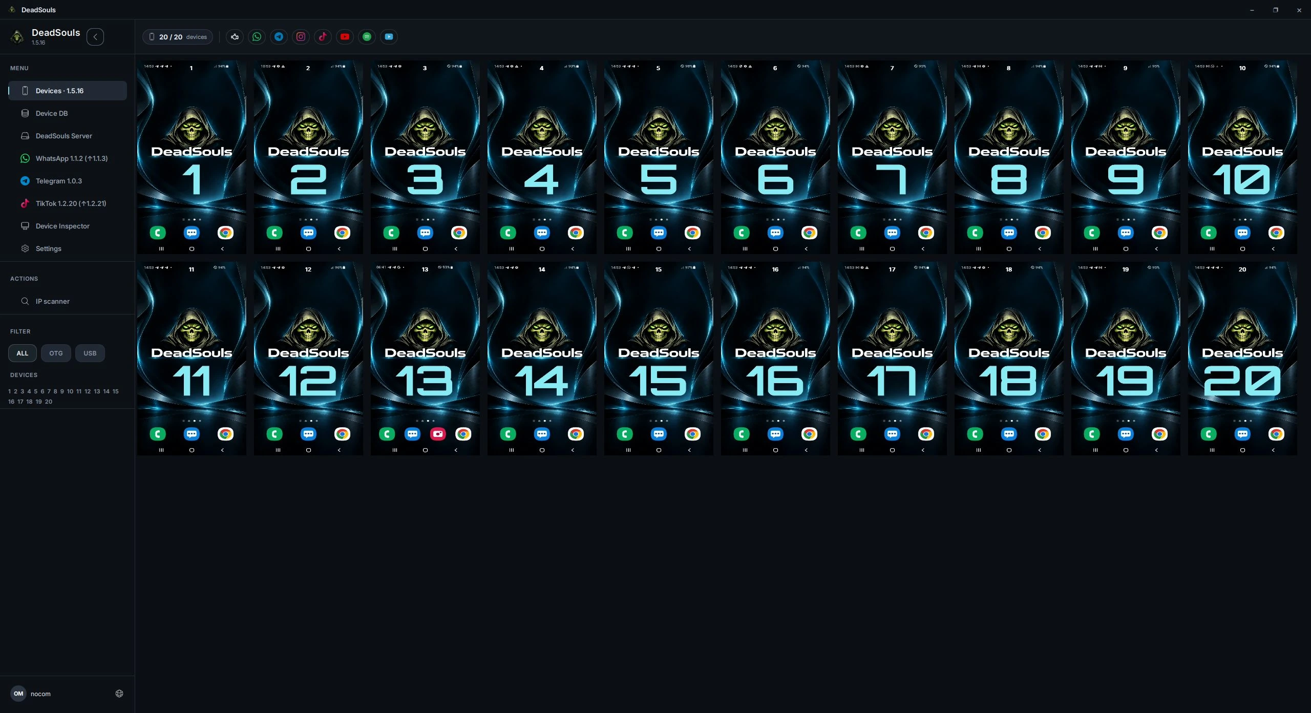 Device farm — DeadSouls Base